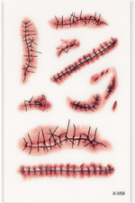 Adesivi Ferita Realistici