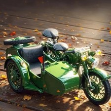 Triciclo retrò sidecar moto