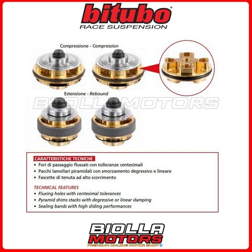 Kit valvole forcella bitubo - valvole,