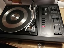 TELEFUNKEN COMPACT 1001s Stereo Vintage con BSR Giradischi 33/45/78  