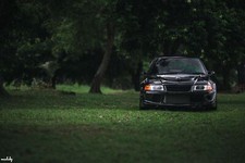 Tappetino da gioco gioco tavolo auto anime mitsubishi auto giapponesi lancer erba nera