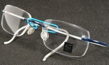 Prova ULTRALIGHT TG24 812 Blu UNICO RARO OCCHIALI 51-19-165mm Italia