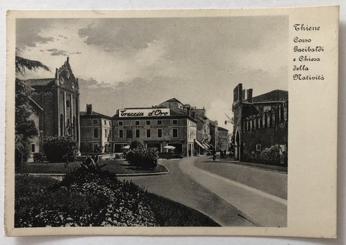 Cartolina thiene corso - thiene,