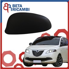 Calotta Specchietto Retrovisore Per Lancia Ypsilon 312 Sx Lato Guida Nero Lucido