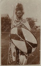 Africa Equatoriale soldato costumi Istituto Consolata Missioni Estere Cartolina