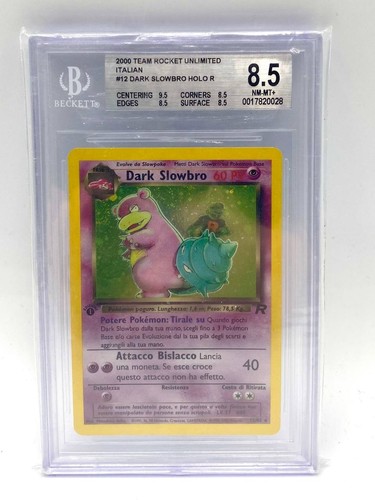 Carta pokémon dark slowbro - carta,