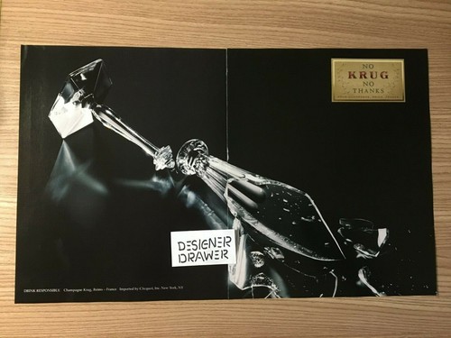 Pubblicità krug champagne - pubblicità,
