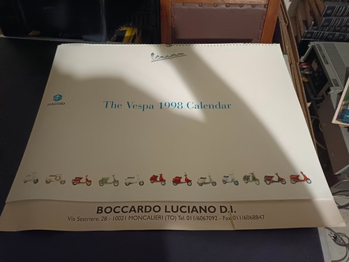 Bel calendario vespa 1998 - calendario,