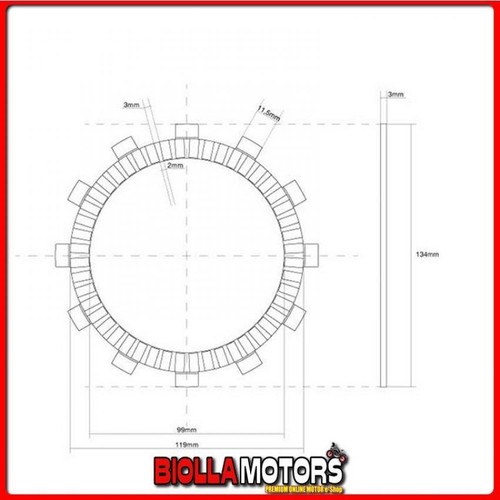 741211 frizione disco - 741211,