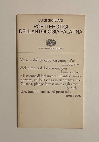 Poeti erotici dell antologia - poeti, dell´antologia