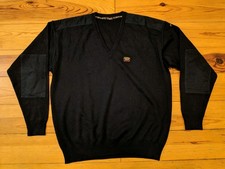 MAGLIONE PAUL SHARK UOMO BLU MADE IN ITALY MERINO SCOLLO A V 100% LANA OTTIME CONDIZIONI TAGLIA XXL 2XL