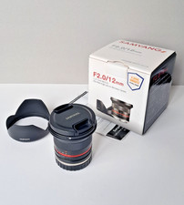 Samyang 12 mm F2.0 obiettivo