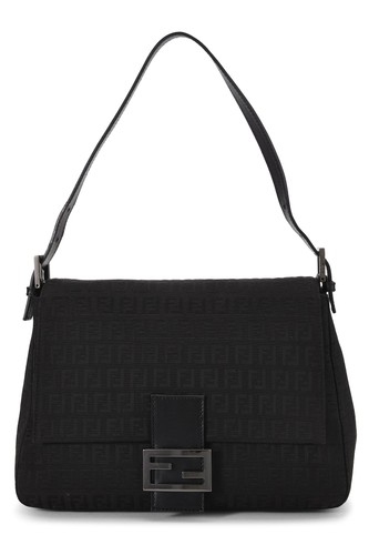 Fendi black zucchino canvas - fendi,
