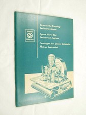VECCHIO CATALOGO PARTI RICAMBIO MOTORE INDUSTRIALE WOLKSWAGEN  1956