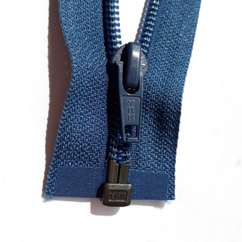 Cerniera blu colomba - cerniera, nylon