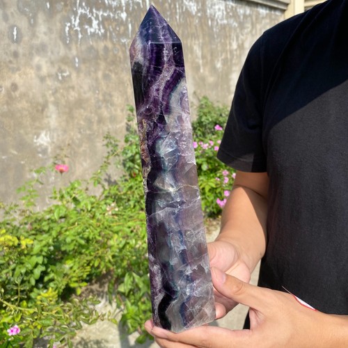 Colonna cristallo fluorite