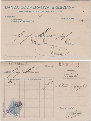 Banca cooperativa bresciana - banca,