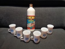 VOV PEZZIOL PADOVA LOTTO BICCHIERI BOTTIGLIA PUBBLICITARIO MODERNARIATO VINTAGE 