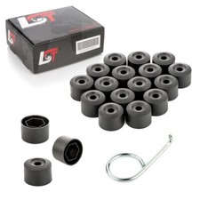 20x Cappuccio Tappi a Vite Ruota Viti per Set Nero 17 MM Honda Telecamera