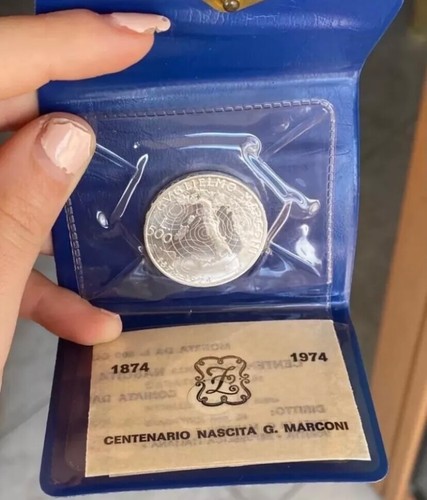 Marconi 500 lire 1974 - marconi,