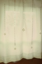 Tenda Lino Ricamata a Mano cm