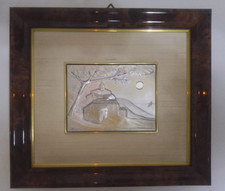 QUADRO OTTAVIANI BASSO RILIEVO ARGENTO OTTIMO VINTAGE ANNI 80