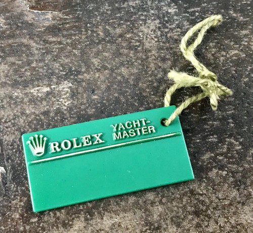Rolex tag hangtag yacht master - tag,