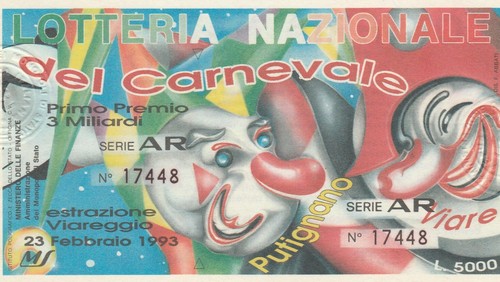 Biglietto lotteria nazionale