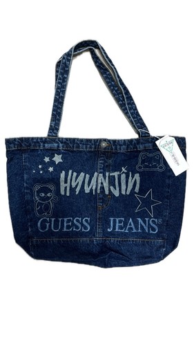Hyunjin guess jeans tote - x,