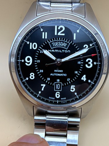 Hamilton khaki field day date - khaki,