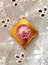 Orologio Dorato Vintage Yanka Sovietico Da Appendere 