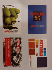 4 Schede telefoniche Smau