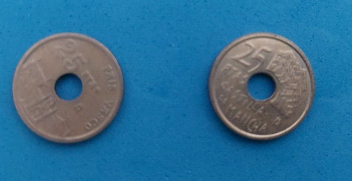 Spagna monete da - spagna, 2