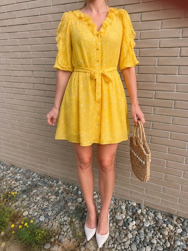 Robe sézane size jaune - 36,