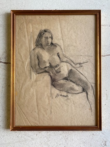 Quadro disegno carboncino - quadro,