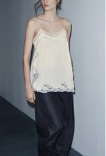 Camicia in seta con bordo in