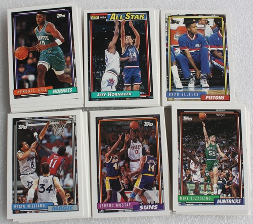 1992 nba topps basketball - topps,
