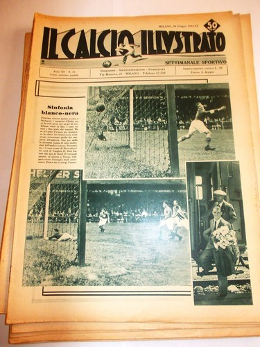 Calcio illustrato 6 1933 - illustrato, 26