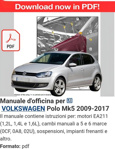 Manuale officina volkswagen - manuale, d'officina