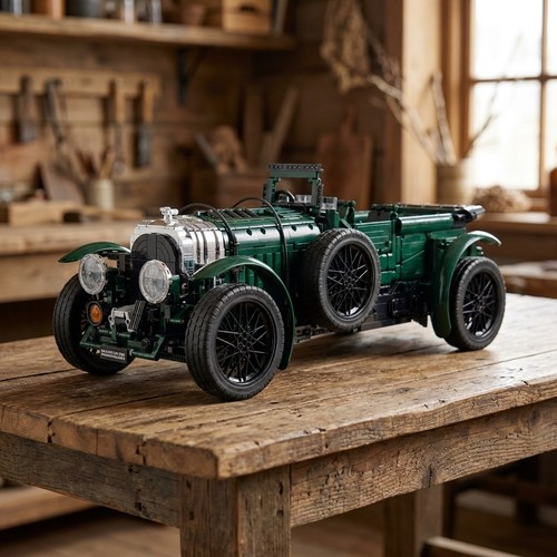 Auto epoca mattoncini moc - mattoncini,