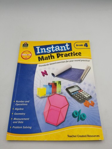 Instant math practice grade 4 - instant,