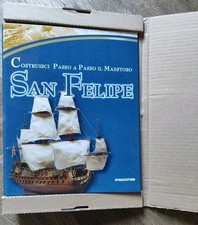 NAVI E NAVIGATORI. RACCOGLITORE SCHEDE DI MONTAGGIO. DeAGOSTINI. SAN FELIPE. 