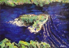 Mimmo Nobile Serigrafia Navigare velocemente