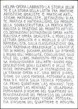 AVALLE Filippo. BOTTIROLI Giovanni. Helma. Opera Labirinto. Grande opera n. 2