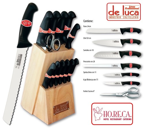 Ceppo legno porta coltelli - ceppo,