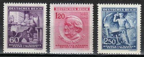 Boemia moravia 1943 mnh - 1943, mi