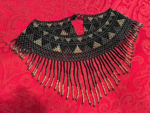 Collana collare con - , perline