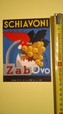Vecchia  etichetta  SCHIAVONI  Liquore  ZABOVO