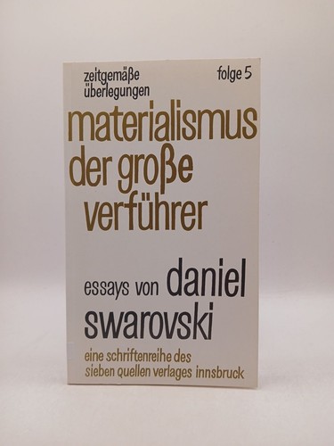 Materialismus der grosse - der,
