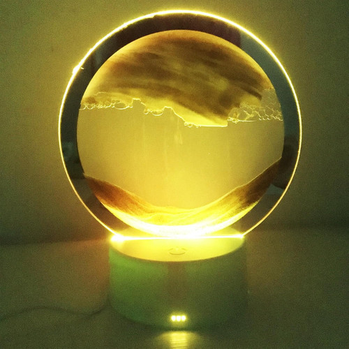 Lampada tavolo con arte - -, da